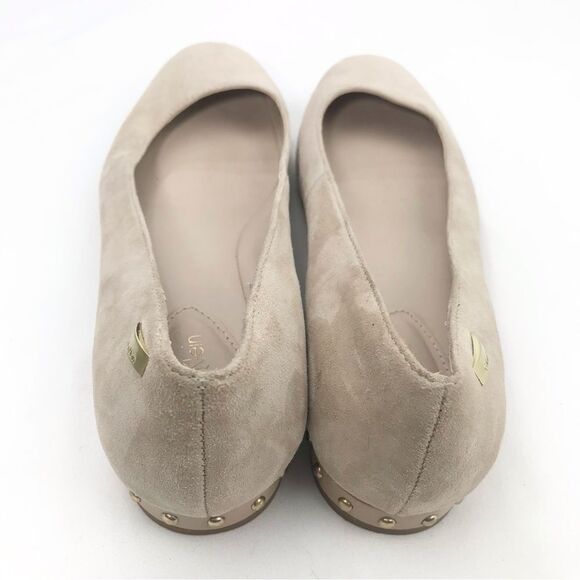 Calvin Klein FREDERICA Cream Suede Ballet Flats - Picture 5 of 13